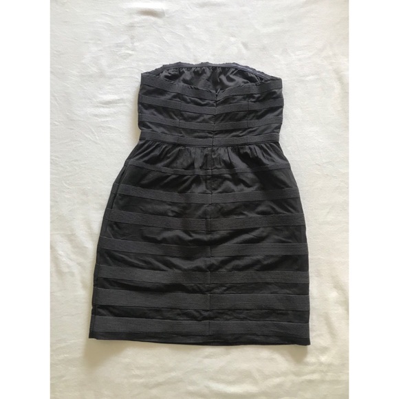 J. Crew Strapless Charcoal Dress - Picture 3 of 3